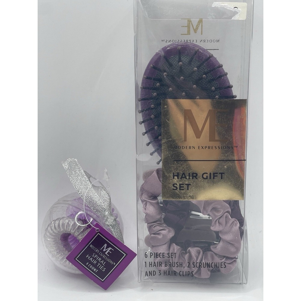 Modern Expressions Spiral Hair‎ Ties And Hairgift Set